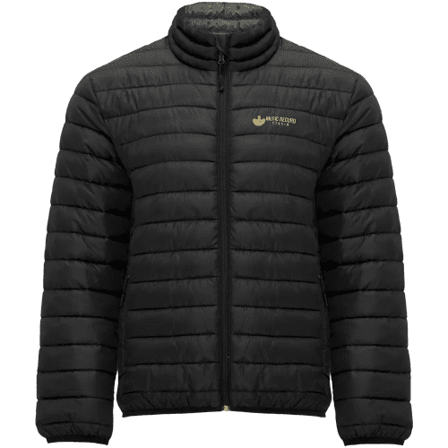 Logo Branded Finland Men's Insulated Jacket with a design from Total Merchandise - Black