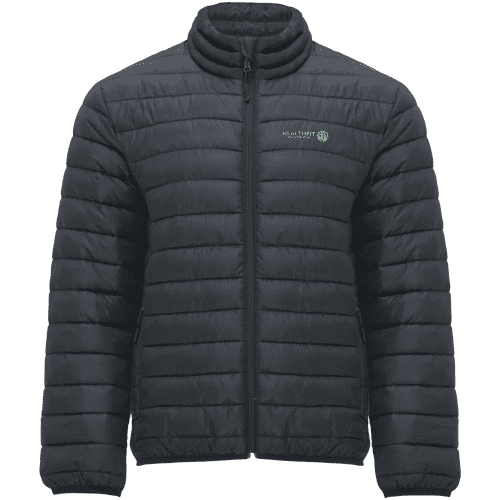 Promotional Roly Finland Men's Insulated Jacket with a design from Total Merchandise - Ebony