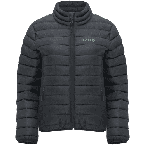 Branded Roly Finland Women's Insulated Jacket with a design from Total Merchandise - Ebony