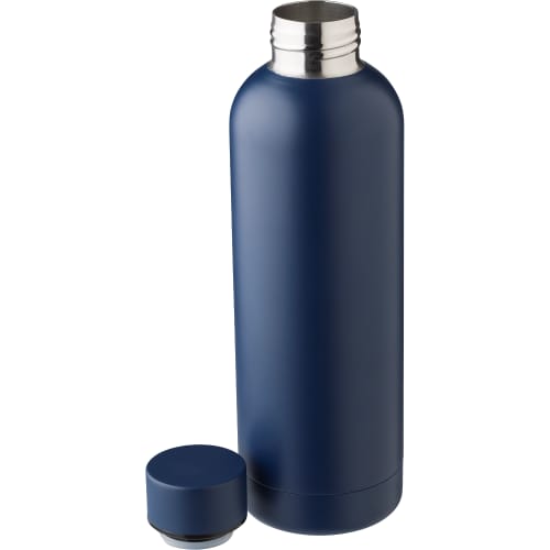 Branded 500ml Recycled Stainless Steel Water Bottle with a design from Total Merchandise