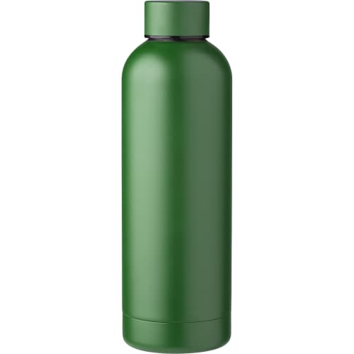 Printed 500ml Recycled Stainless Steel Water Bottle from Total Merchandise