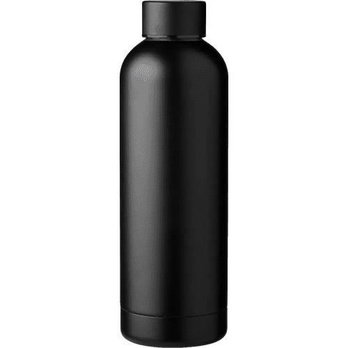 Promotional 500ml Recycled Stainless Steel Water Bottles with a design from Total Merchandise