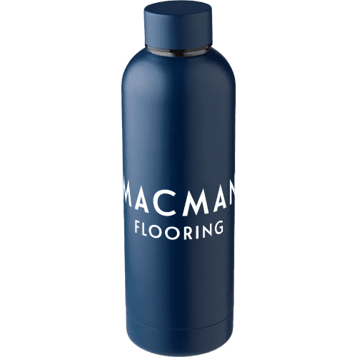 Logo-branded 500ml Recycled Stainless Steel Water Bottle with a design from Total Merchandise
