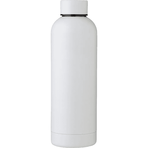 Printed 500ml Recycled Stainless Steel Water Bottles with a design from Total Merchandise