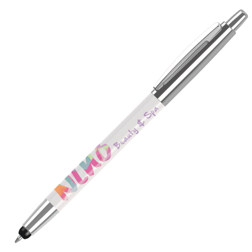 System 061 Ballpen in Silver/White