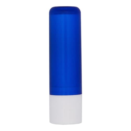 Custom GRS Recycled Vegan Lip Balm Tubes with a design from Total Merchandise - Frosted Blue