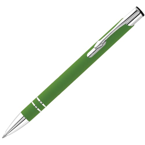 Electra Soft Ballpen with Blue Ink in Green