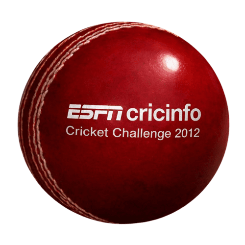 Logo Branded Full Size Cricket Ball in Red customised with your logo from Total Merchandise