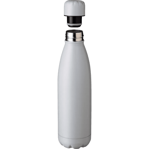 The lid on the Kara 500ml Double Walled Stainless Steel Bottle from Total Merchandise