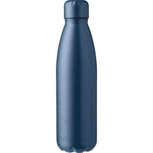 Kara 500ml Double Walled Stainless Steel Bottle in Matt Blue