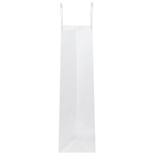 Logo Printed Large White Kraft Paper Bag With Flat Handles with design from Total Merchandise