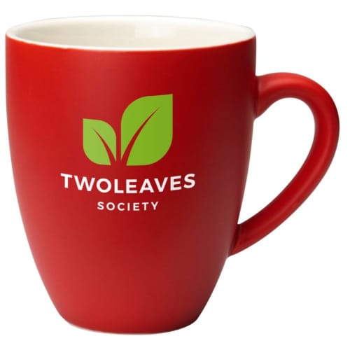 Branded Vande Colour Mug with a design from Total Merchandise - Red