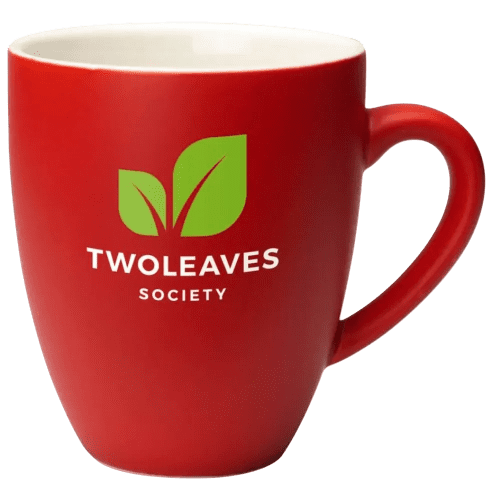 Branded Vande Colour Mug with a design from Total Merchandise - Red