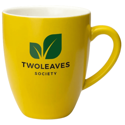 Logo branded Vande Colour Mug with a design form Total Merchandise - Yellow