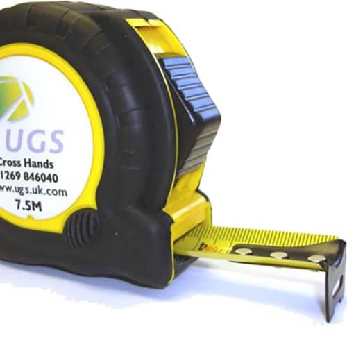 Custom branded Trade Tape Measure with a full-colour logo printed to 1 side from Total Merchandise