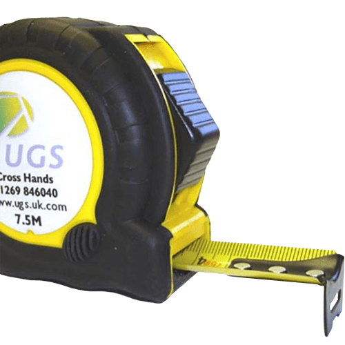 Custom branded Trade Tape Measure with a full-colour logo printed to 1 side from Total Merchandise