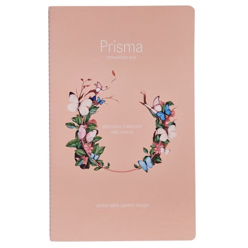 Promotional Prisma Flexible Eco Notebook with a printed design from Total Merchandise