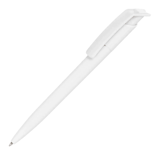 Promotional Printed Recycool Ballpen with a design from total Merchandise - White