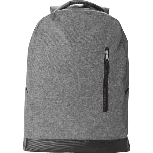 Logo Printed RPET Anti Theft Backpack with a design from Total Merchandise - Anthracite