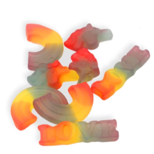 An image of the Pride Themed Jelly Sweets from Total Merchandise