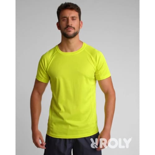 A lifestyle image of the ROLY Montecarlo Short Sleeve Men's Sports T-Shirt