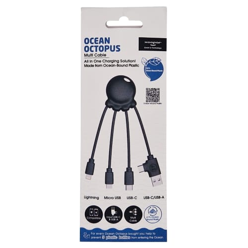 Xoopar Ocean Bound Recycled Plastic Octopus Cable