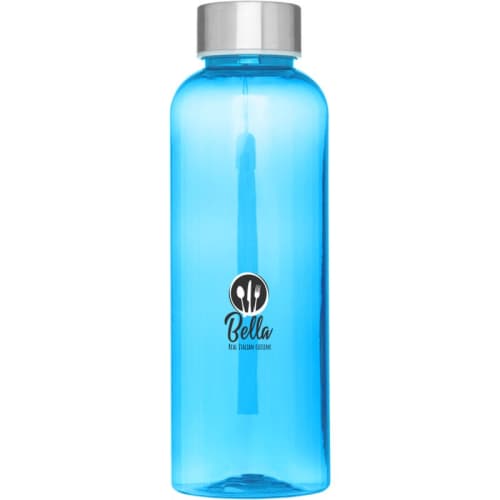 Custom Printed 500ml RPET Bodhi Water Bottle in Transparent Light Blue from Total Merchandise