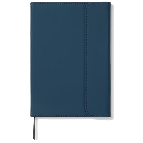 Custom Printed Baltimore Magnetic Closure Notebook in Navy printed with your company logo