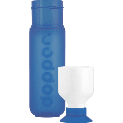 Our Original 450ml Dopper Bottle with the lid removed from Total Merchandise