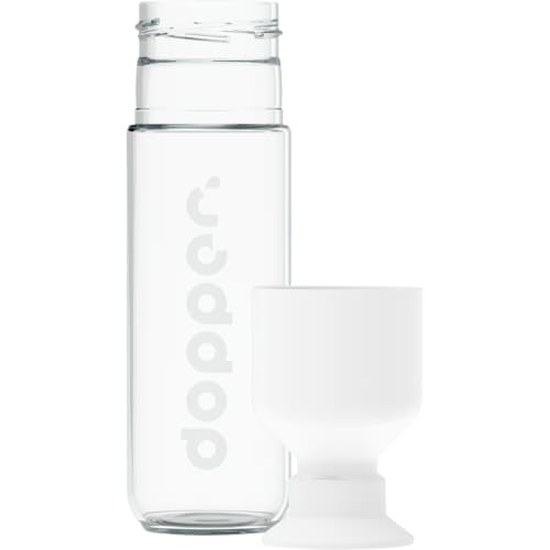 Promotional printed 400ml Glass Dopper Bottle with a design from Total Merchandise