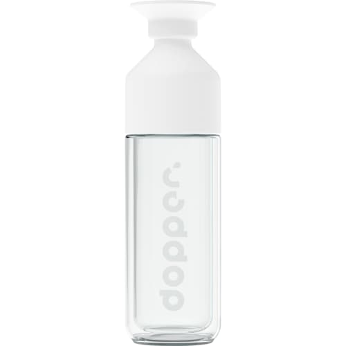 Promotional printed 450ml Insulated Glass Dopper Bottle with a design from Total Merchandise