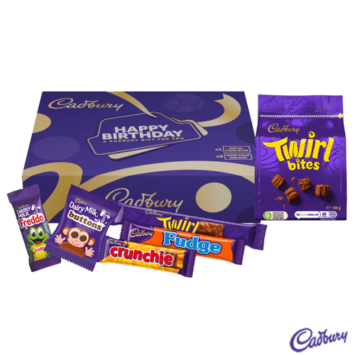 Custom Branded Cadbury's Chocolate Gift Box (Small) with Personalised Text from Total Merchandise