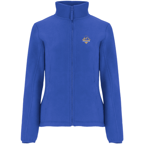 Promotional ROLY Artic Women's Full Zip Fleece Jacket in Royal Blue from Total Merchandise