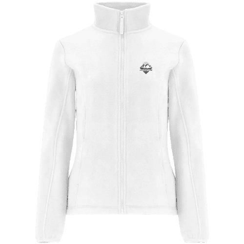 Promotinal ROLY Artic Women's Full Zip Fleece Jacket in White from Total Merchandise