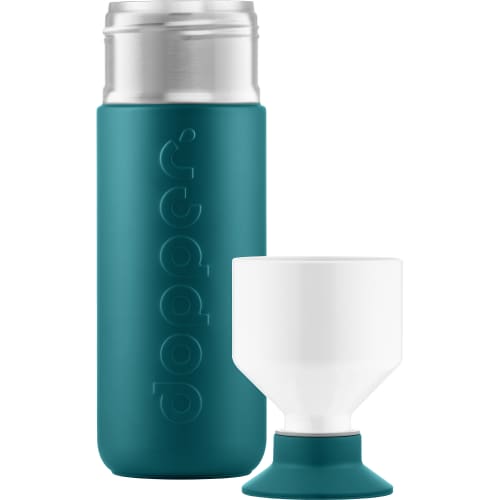 Promotional 580ml Coloured Stainless Steel Insulated Bottle in Green Lagoon from Total Merchandise