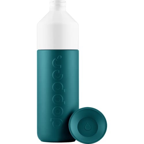 Logo Branded 580ml Coloured Stainless Steel Insulated Bottle in Green Lagoon from Total Merchandise