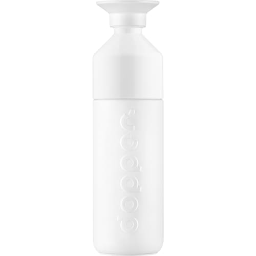 Personalisable 580ml Coloured Stainless Steel Insulated Bottle in Wavy White from Total Merchandise