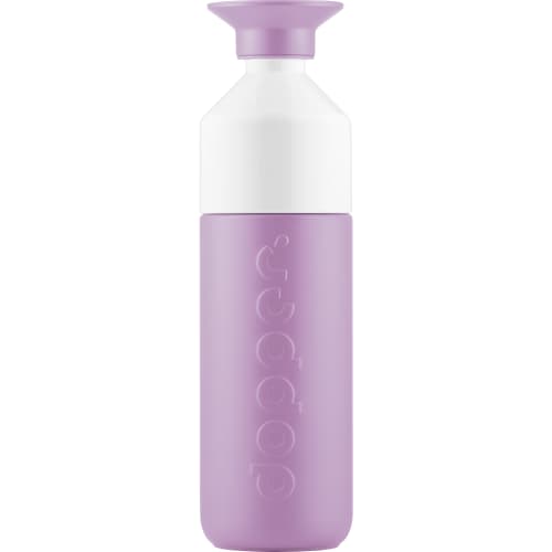 Printed 580ml Coloured Stainless Steel Insulated Bottle in Throwback Lilac from Total Merchandise