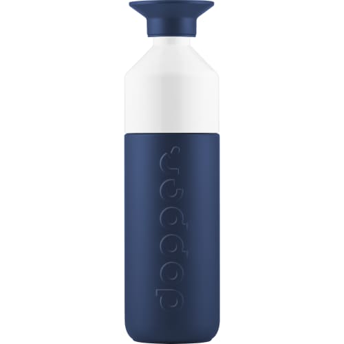 Branded 580ml Coloured Stainless Steel Insulated Bottle in Breaker Blue from Total Merchandise