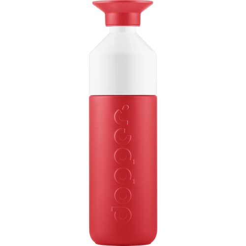 Personalisable 580ml Coloured Stainless Steel Insulated Bottle in Deep Coral from Total Merchandise
