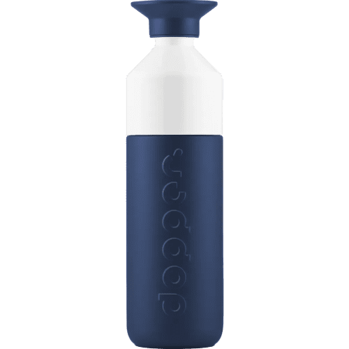 Branded 580ml Coloured Stainless Steel Insulated Bottle in Breaker Blue from Total Merchandise