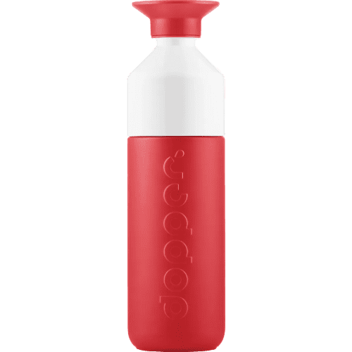 Personalisable 580ml Coloured Stainless Steel Insulated Bottle in Deep Coral from Total Merchandise