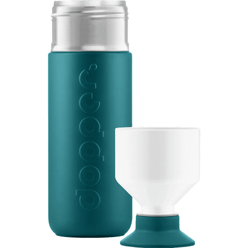 Promotional 580ml Coloured Stainless Steel Insulated Bottle in Green Lagoon from Total Merchandise