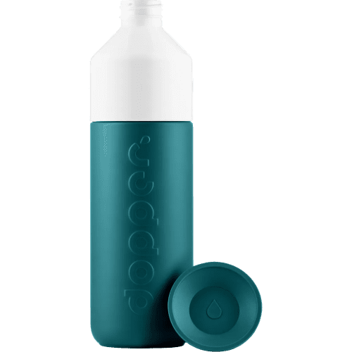 Logo Branded 580ml Coloured Stainless Steel Insulated Bottle in Green Lagoon from Total Merchandise