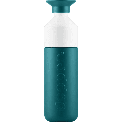 Printed 580ml Coloured Stainless Steel Insulated Bottle in Green Lagoon from Total Merchandise