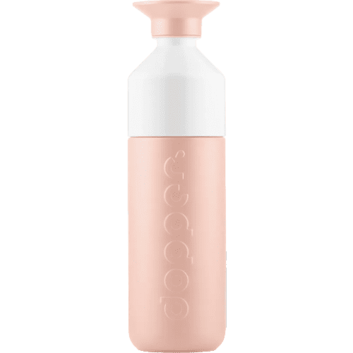 Dopper 580ml Coloured Stainless Steel Insulated Bottle in Pebble Peach