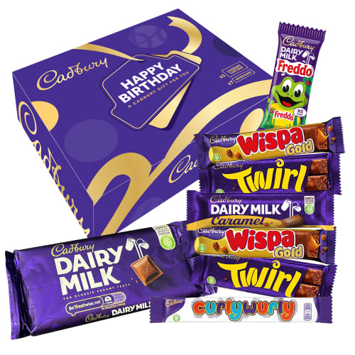 Custom Printed Cadbury's Chocolate Gift Box (Medium) Personalised with a Company Name