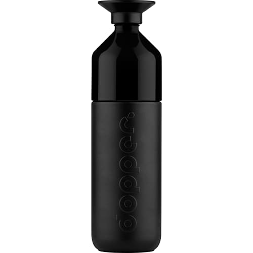 Customisable 1L Coloured Stainless Steel Insulated Bottle in Blazing Black from Total Merchandise