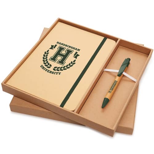 Branded Nature Notebook and Pen Box Set with a design from Total Merchandise