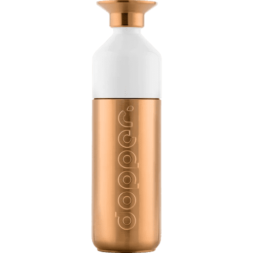 Logo Printed Dopper 800ml Stainless Steel Bottle in Bronze from Total Merchandise